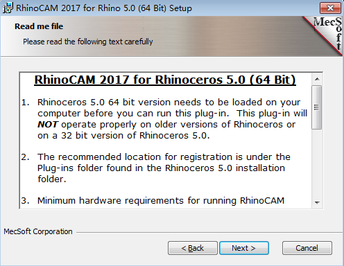 犀牛刀路插件：RhinoCAM 2017 for Rhino 5 中文破解版安装图文教程、破解注册方法