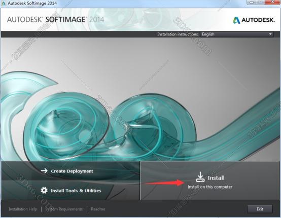 Autodesk SoftImage2014【SoftImage2014】破解版安装图文教程、破解注册方法