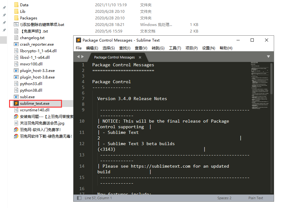 sublime text4【轻量编辑器】中文破解版安装图文教程、破解注册方法