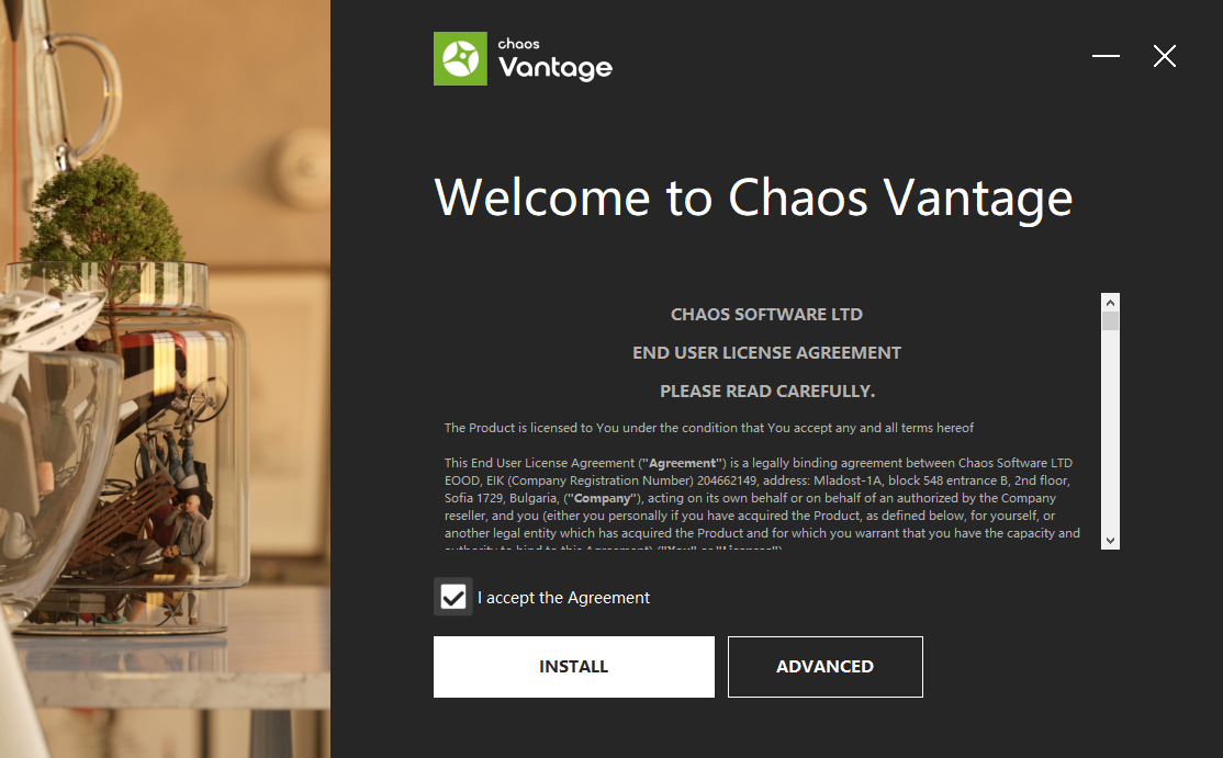 Chaos Vantage v1.5.3【实时光线追踪渲染软件】汉化破解版下载安装图文教程、破解注册方法