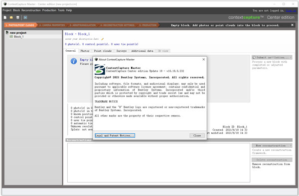 bentley contextcapture center v10.18.00.232【英文破解版】下载安装图文教程、破解注册方法