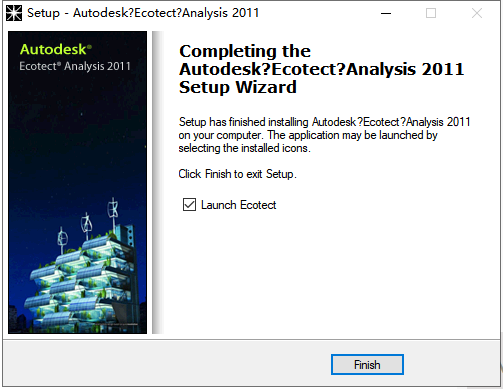 Autodesk Ecotect Analysis 2011【光照分析系统】繁体中文破解版安装图文教程、破解注册方法