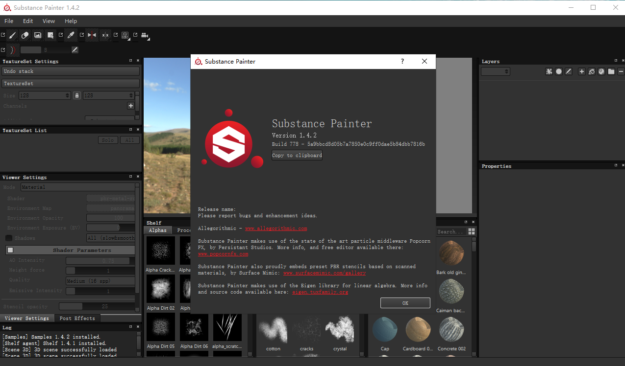 substance painter 1.4.2【附安装教程】绿色破解版安装图文教程、破解注册方法