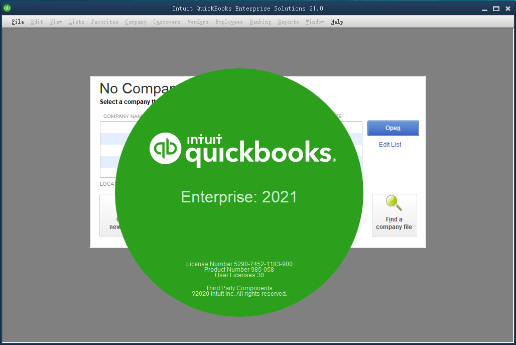 quickbooks 2021【附破解补丁+安装教程】免费破解版安装图文教程、破解注册方法