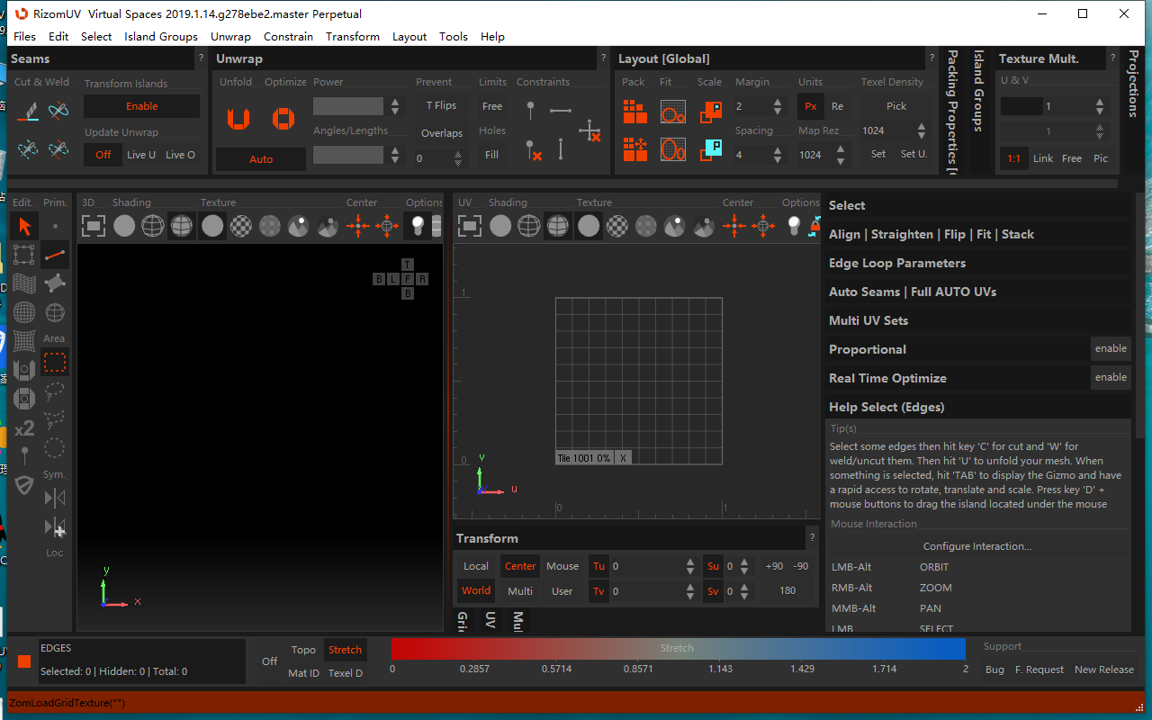 RizomUV 2019【三维模型展UV软件】英文破解版安装图文教程、破解注册方法