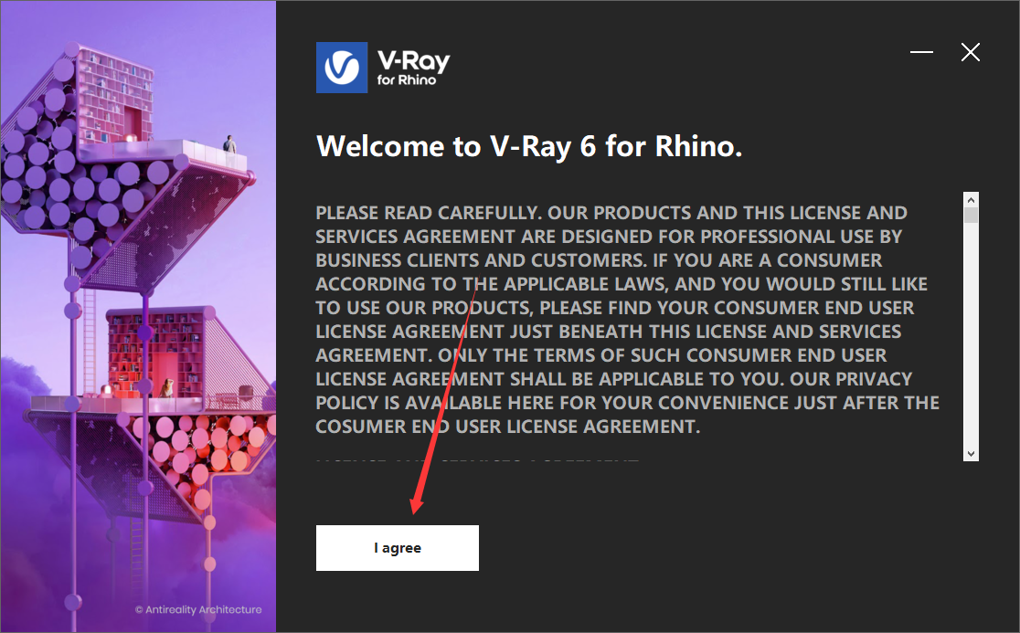 【犀牛最新版VR渲染器下载】VRay 6.00.03 for Rhino 6-8英文破解版附安装教程安装图文教程、破解注册方法