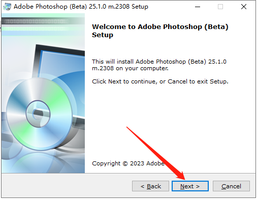 Adobe Photoshop 2023 Beta v25.1中文免费破解版 PS2023安装教程